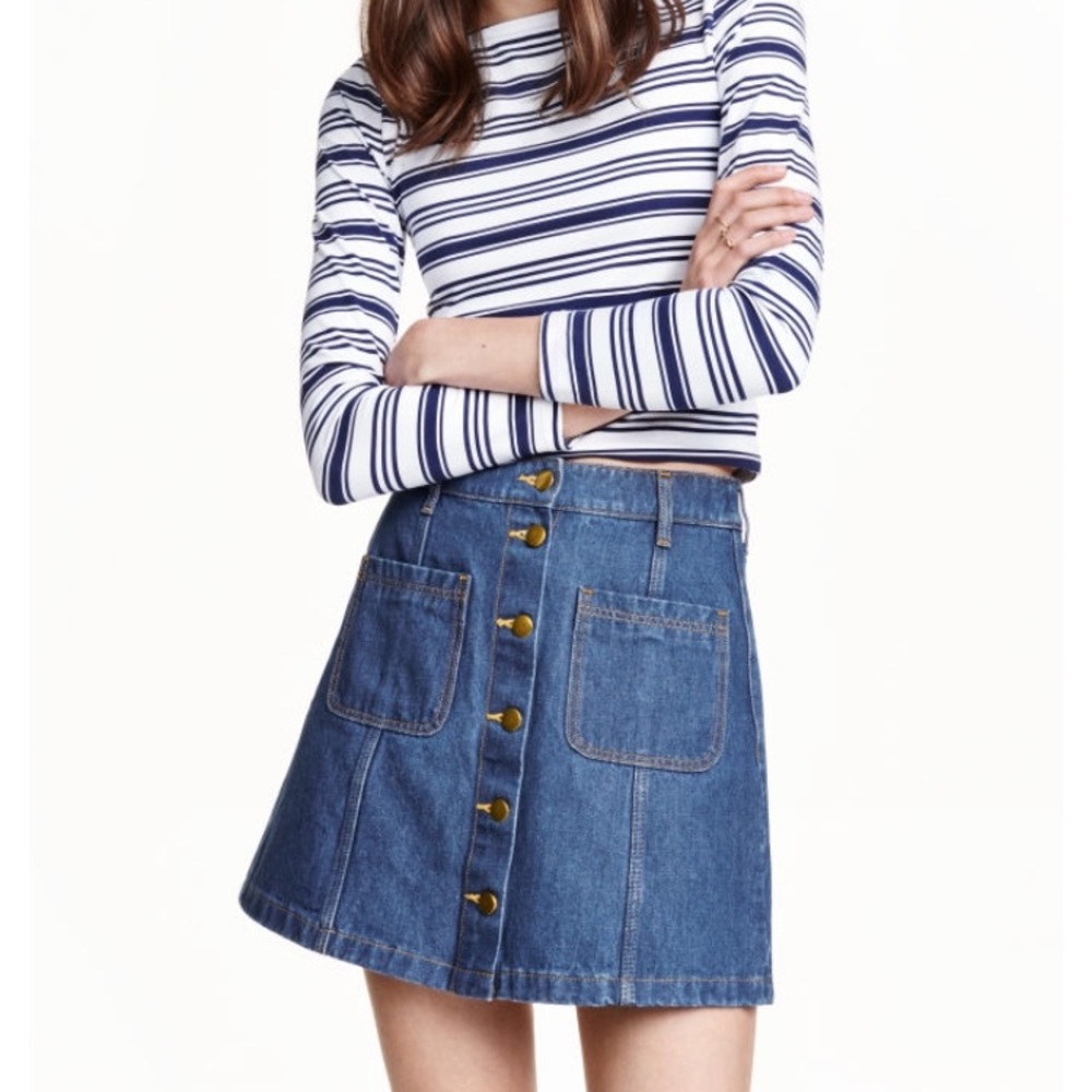 H&M denim skirt